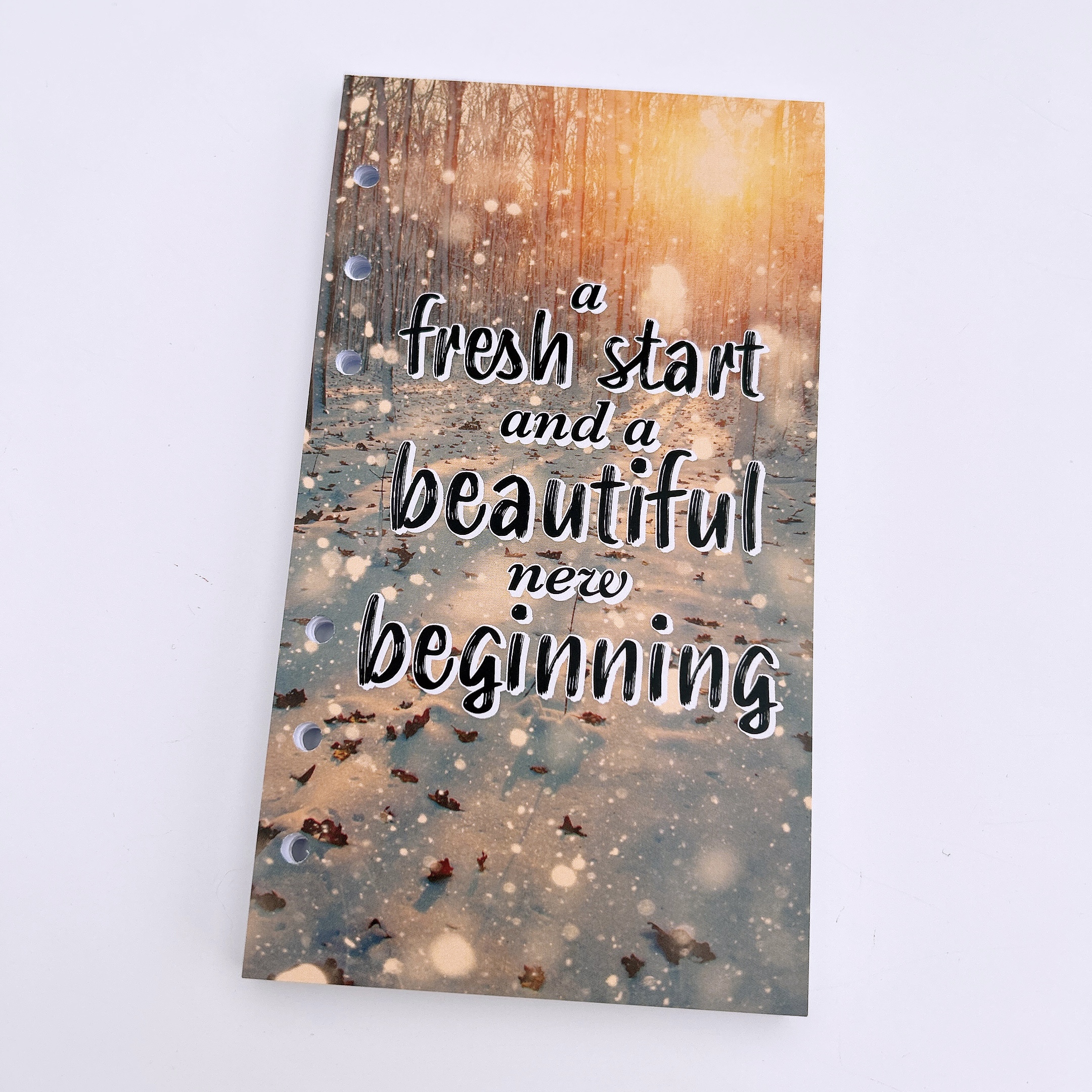 Petite Planner Food Diary 8 Week Insert -A fresh start