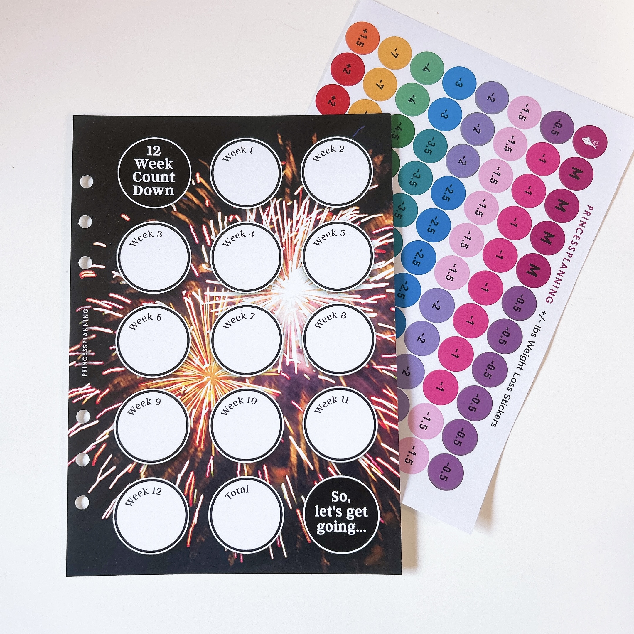 Countdown Stickers Samples 12 Week Grande Countdown Insert & Stickers So Let's Get Going