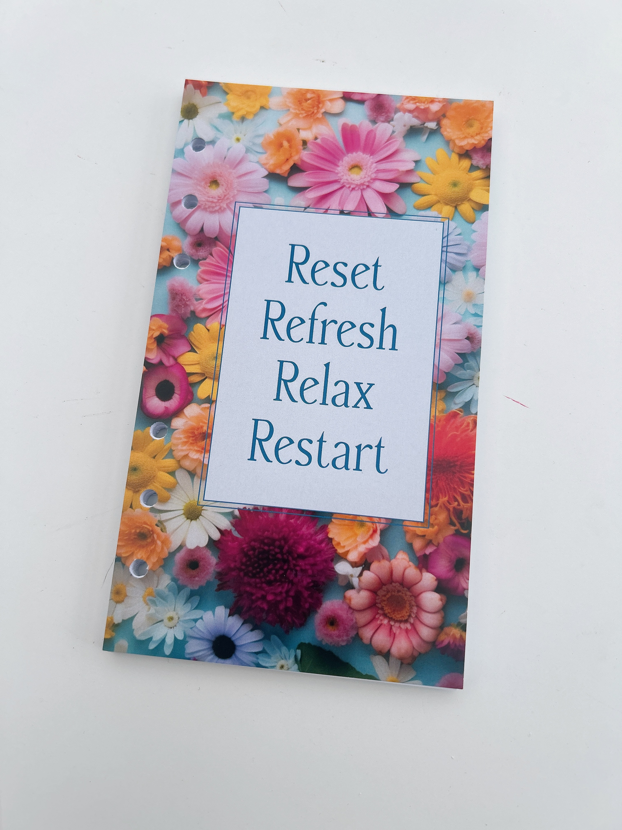 Petite Planner Insert - 8 Week Relax Refresh Relax Restart