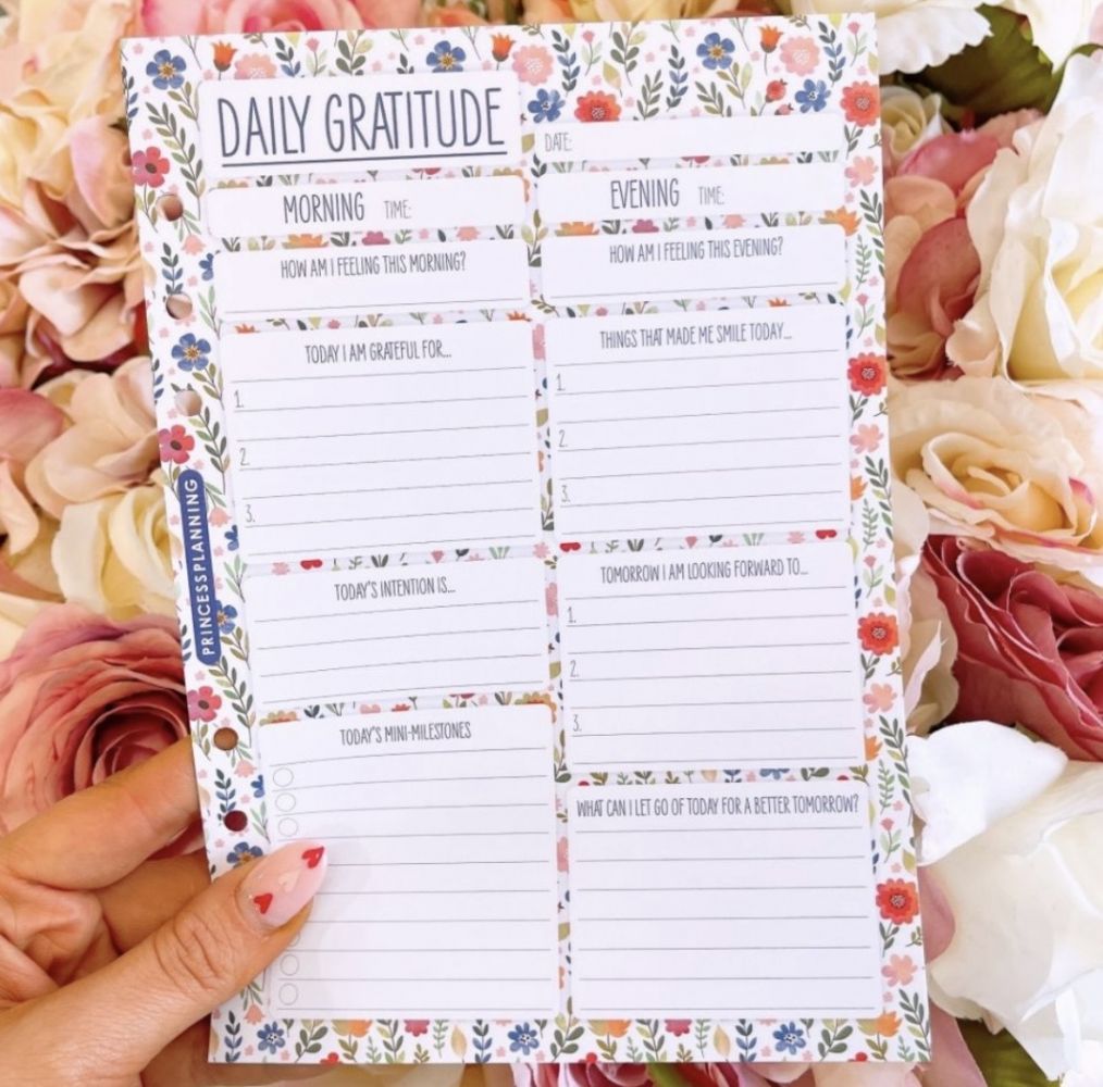Floral Grande Gratitude Inserts Floral Grande Gratitude Inserts