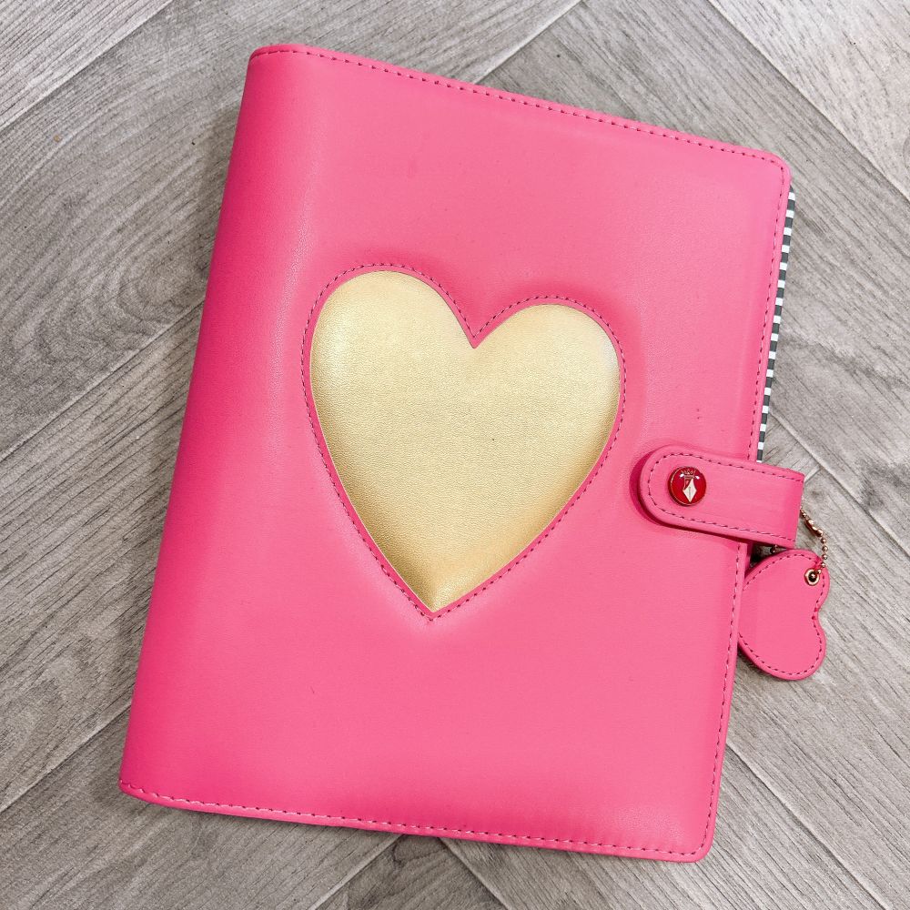 EX DISPLAY---Grande Heart Of Gold Pink Planner EX DISPLAY---Grande Heart Of Gold Pink Planner