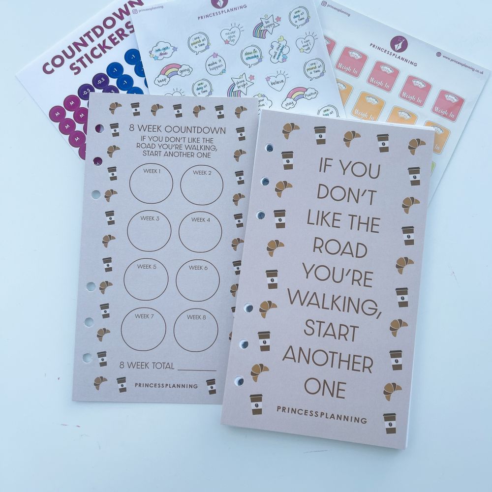 Petite Planner - 8 Week Food Diary Bundle Refill - If You Don t Like The Road Petite Planner - 8 Week Food Diary Bundle Refill - If You Don t Like The Road