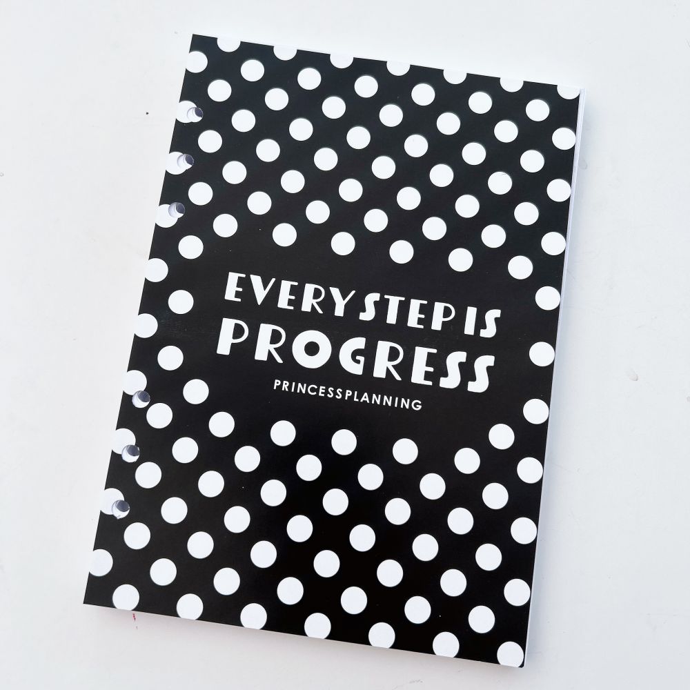 Grande Food Diary Planner Insert - Every Step is progress Grande Food Diary Planner Insert - Every Step is progress