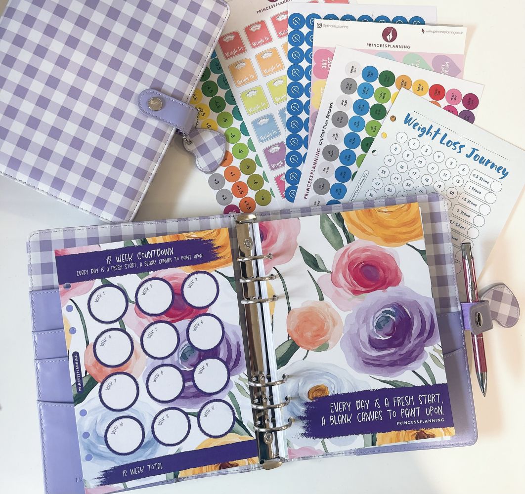 Grande Fully Loaded Food Diary Pink Gingham Bundle - Every Day Is A Fresh Grande Fully Loaded Food Diary Pink Gingham Bundle - Every Day Is A Fresh