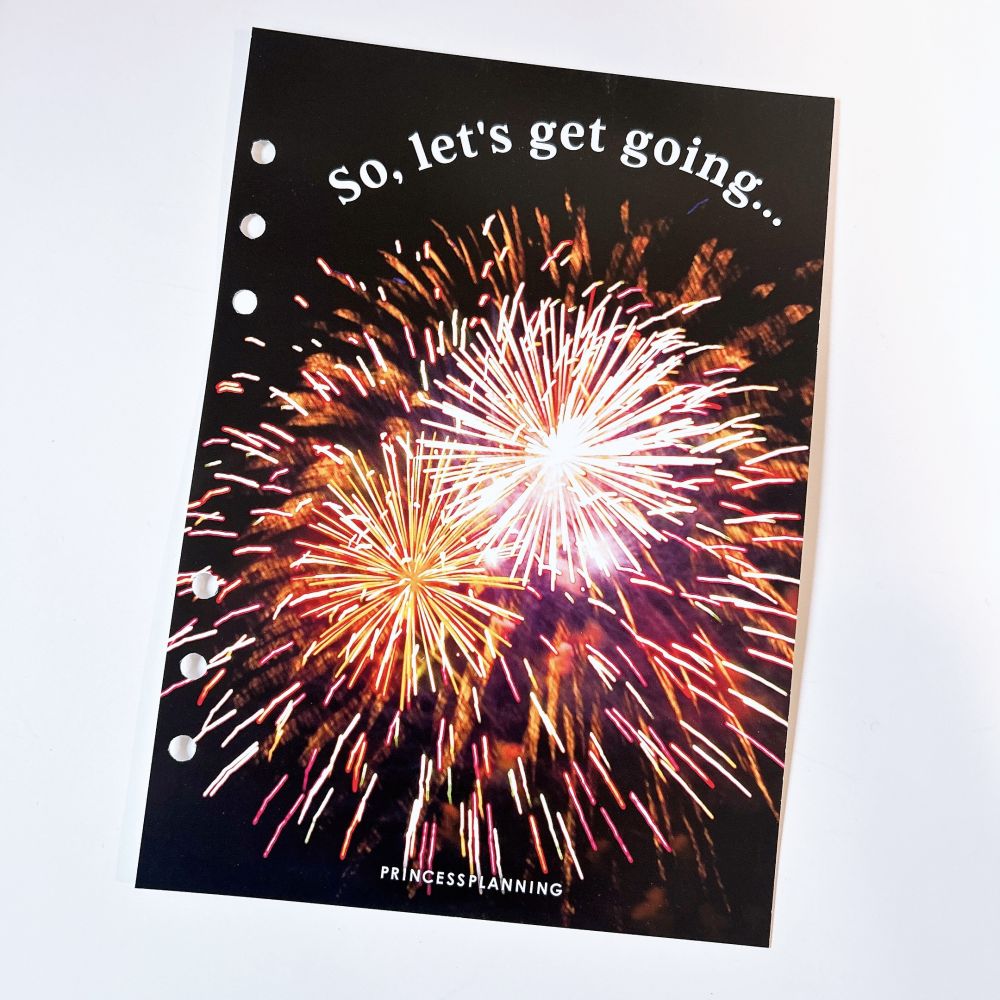 New Year Grande Food Diary Planner Insert -So Let s Get Going New Year Grande Food Diary Planner Insert -So Let s Get Going