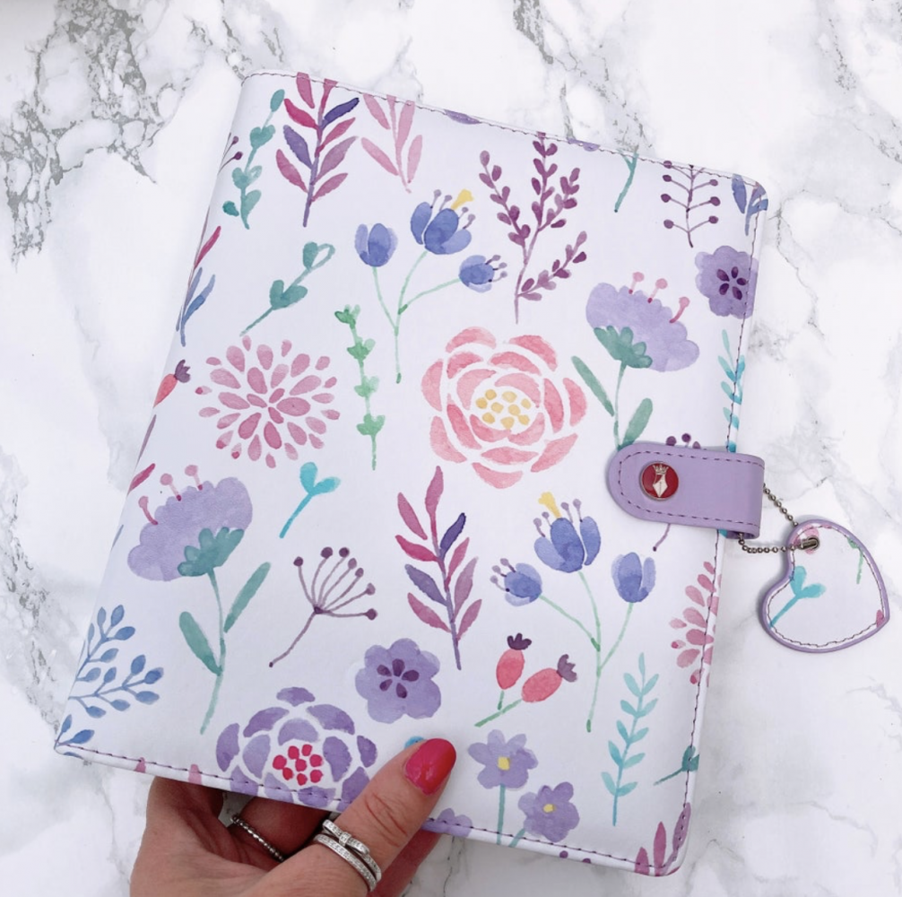 Grande Lucy Lilac Floral Planner 