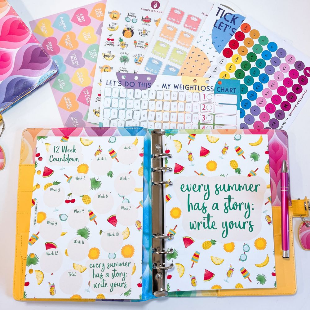 Grande Fully Loaded Rebecca Retro Starter Bundle Food Diary - Every Summer Has A Story  Write Yours
