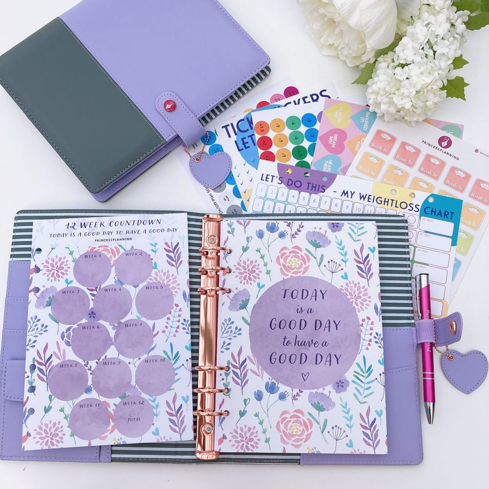 Grande Two Tone Lola Fully Loaded Food Diary Planner