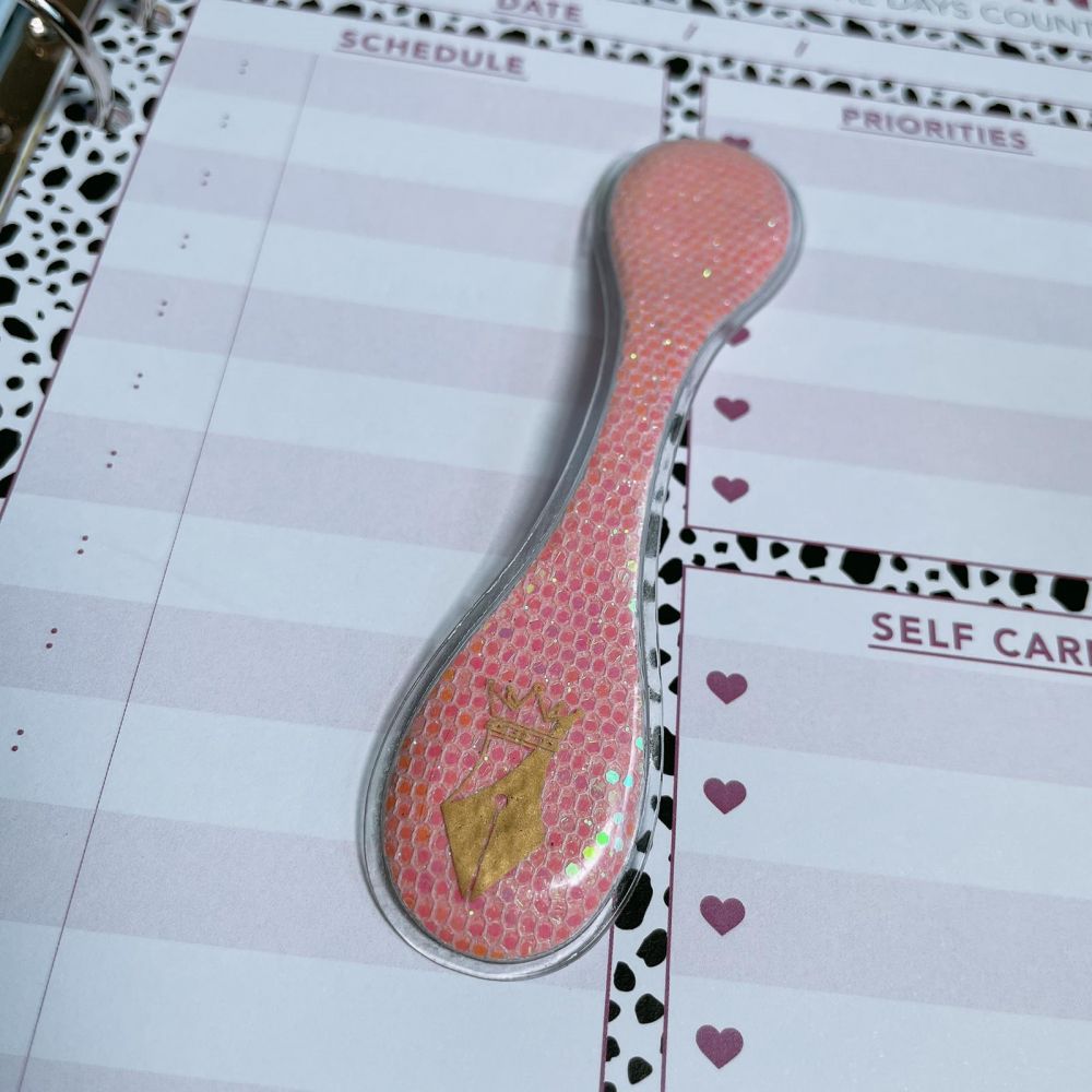 Pink Shiny Magnetic Page Marker