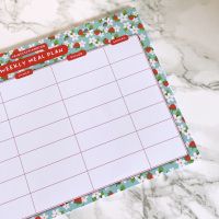 Grande Strawberry Weekly Meal Planning Inserts Refill