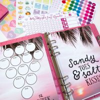 Grande Fully Loaded Paris Pink Ostrich Starter Bundle Food Diary - Sandy Toes   Salty Kisses