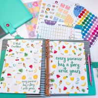 Grande Fully Loaded Belle Blue Two Tone Starter Food Diary Bundle - Every Summer Has A Story - Write Yours
