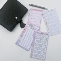 Petite Black Ostrich Wellness Planner Bundle 