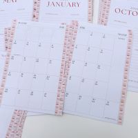 Grande Mid Year / Academic Pink Cherry Bow Dated Diary 26/27 Insert