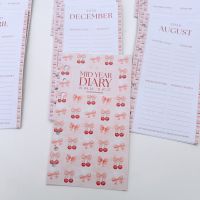 Petite Cherry Bow Mid Year/Academic 26/27 Dated Diary Insert 