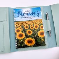 Sage Green Bundle Portfolio Planner Cover - Summer Too Busy Blooming 