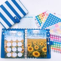 Grande Blue Stripe Fully Loaded Food Diary Planner - Too Busy Blooming 