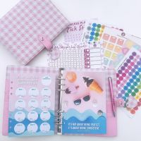 Grande Pink Gingham Fully Loaded Food Diary Planner - It s not about being perfect 