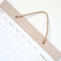 A4 Nude Luxe Weekly Family Planner Notepad Hanging/Desktop 