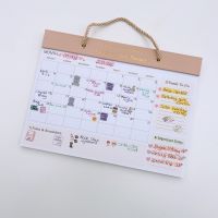 A4 Nude Luxe Weekly Family Planner Notepad Hanging/Desktop 