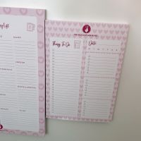 A4 Magnetic Fridge Meal Planning Pad    A5 To Do Pad Bundle 