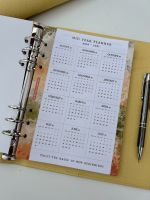 Grande 2026/27 Mid Year Dated Diary Lemon Scallop Planner 