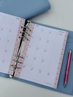 Grande 2026/27 Mid Year Dated Diary Blue Scallop Planner 