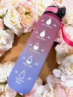  New Pink   Purple 1 Litre Tracker Water Bottles