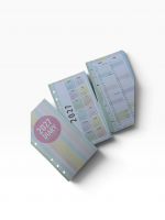 New Petite 2027 Rainbow Pastel Dated Diary Inserts