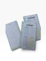 New Petite 2027 Rainbow Pastel Dated Diary Inserts