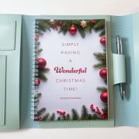 Sage Green Bundle Portfolio Planner Cover - Wonderful Christmas Time 