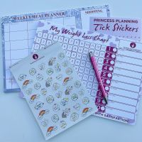 New Year Spiral Food Diary Starter Bundle  
