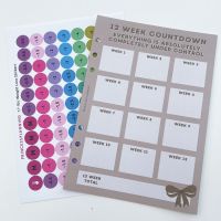 Grande 12 Week Planner Refill Food Diary Bundle - Everything is Absolutely 