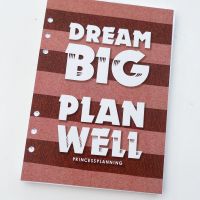 Grande Food Diary Planner Insert - Dream Big Plan Well