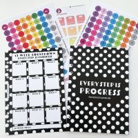 Grande 12 Week Planner Refill Food Diary Bundle - Every Step is Progress