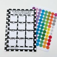 Grande 12 Week Planner Refill Food Diary Bundle - Every Step is Progress