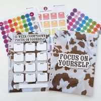 Grande 12 Week Planner Refill Food Diary Bundle - Focus on Yourself 