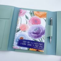 Sage Green Bundle Portfolio Planner Cover - Every Day is Fresh Start 