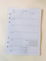 Grande New Year 12 Week Planner Refill Food Diary Bundle -Small Steps 