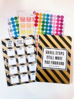 Grande New Year 12 Week Planner Refill Food Diary Bundle -Small Steps 
