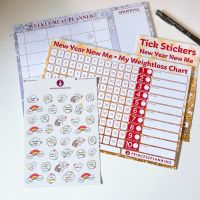 New Year Spiral Food Diary Starter Bundle  Small Steps 