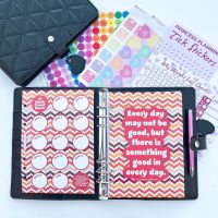 Grande Fully Loaded Food Diary Black Quilted Planner Bundle - Every Day May Not Be Good 