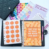 Grande Fully Loaded Food Diary Black Quilted Planner Bundle - Don t Look Back 