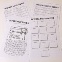 Grande Food Diary Male Planner Inserts Yes You Can