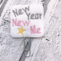 New Year Me New Me Planner Clip