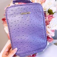 Polly Purple Ostrich Insulated Lunch Bag