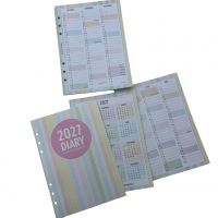 New Grande 2027 Pastel Rainbow A5 Dated Diary Insert