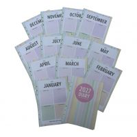 New Grande 2027 Pastel Rainbow A5 Dated Diary Insert