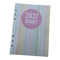 New Grande 2027 Pastel Rainbow A5 Dated Diary Insert