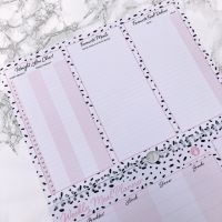 A4 - Wall Meal Planner - Black and White - 6 Months Worth